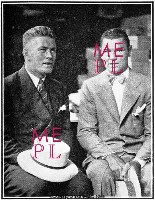 : Jack Dempsey and Gene Tunney, 1926 : Jack Dempsey and Gene Tunney, 1926