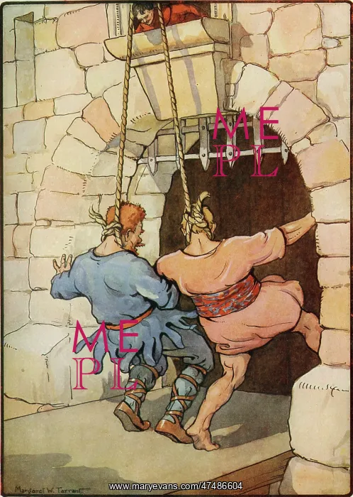 : Jack The Giant Killer by Margaret Tarrant : Jack The Giant Killer by Margaret Tarrant
