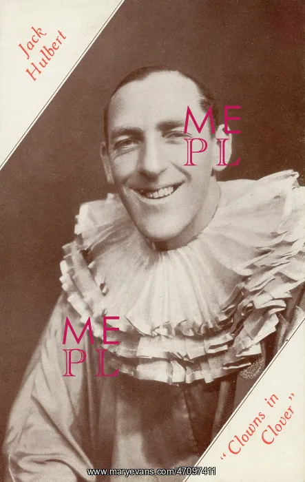 : Jack Hulbert in Clowns in Clover, Adelphi Theatre, London : Jack Hulbert in Clowns in Clover, Adelphi Theatre, London