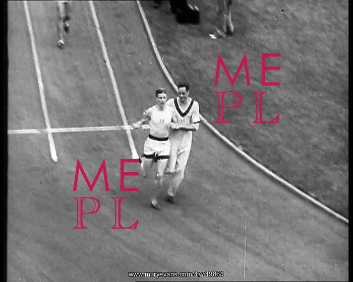 : Jack Lovelock Running Down a Track : Jack Lovelock Running Down a Track