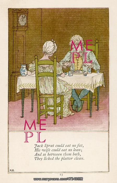 : Jack Sprat - Greenaway : Jack Sprat - Greenaway