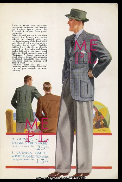 : JACKET & TROUSERS 1939 : JACKET & TROUSERS 1939