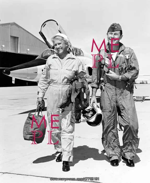 : Jackie Cochran and Chuck Yeager, 1962 : Jackie Cochran and Chuck Yeager, 1962