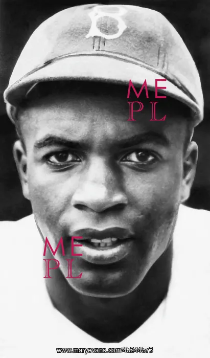 : Jackie Robinson, Brooklyn Dodgers, 1947.? : Jackie Robinson, Brooklyn Dodgers, 1947.?