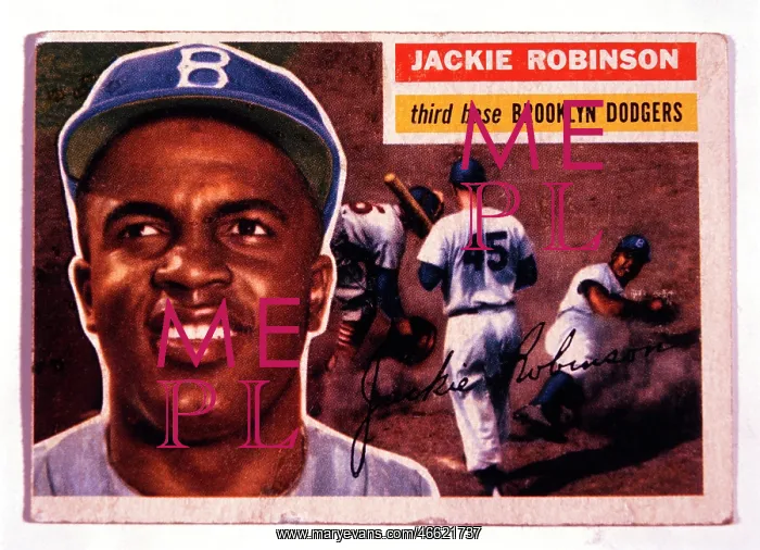 : Jackie Robinson, Brooklyn Dodgers baseball player : Jackie Robinson, Brooklyn Dodgers baseball player
