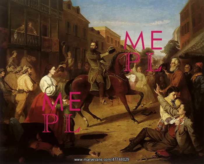 : Jackson Entering the City of Winchester : Jackson Entering the City of Winchester