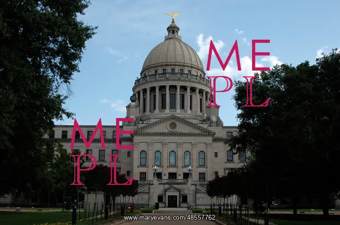  : Jackson. Mississippi State Capitol. State of Mississipi. USA