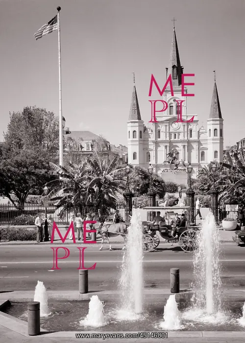 : Jackson Square French Quarter the Cabildo Left : Jackson Square French Quarter the Cabildo Left
