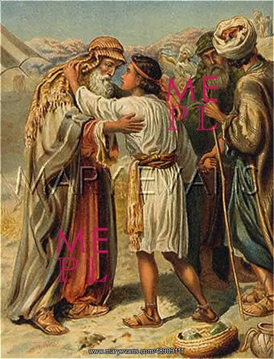 : JACOB AND BENJAMIN : JACOB AND BENJAMIN