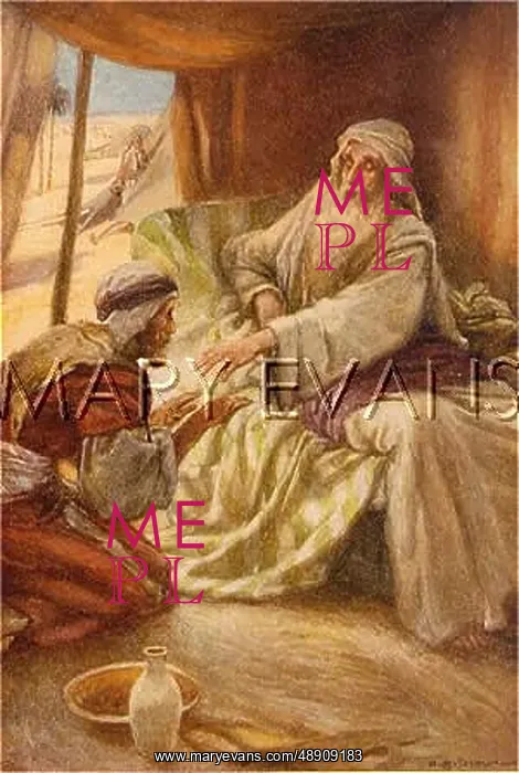 : JACOB GETS BLESSING : JACOB GETS BLESSING