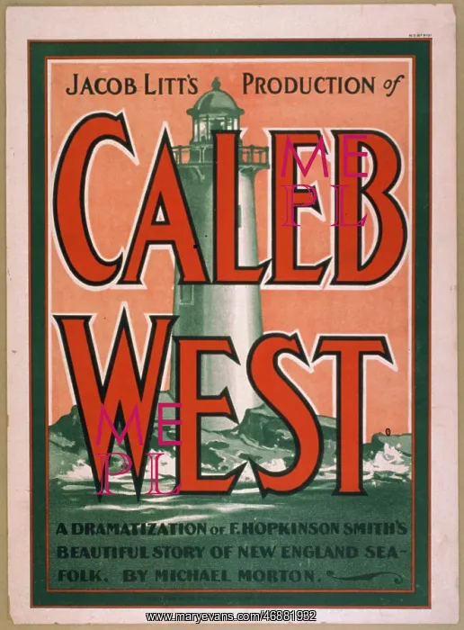 : Jacob Litt's production of Caleb West a dramatization of F : Jacob Litt's production of Caleb West a dramatization of F