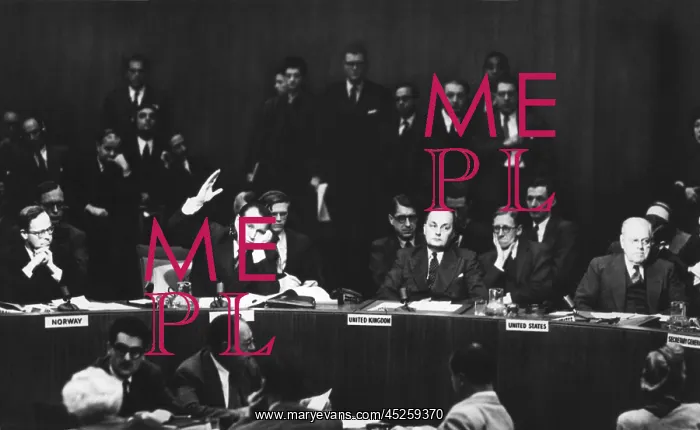 : Jacob Malik, Soviet delegate on casts his Veto : Jacob Malik, Soviet delegate on casts his Veto