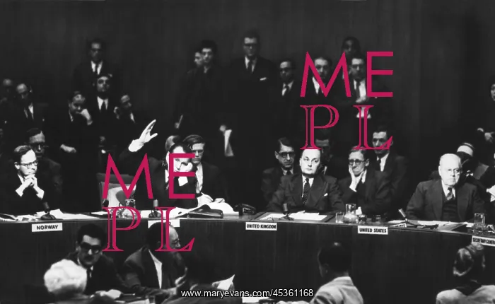 : Jacob Malik, Soviet delegate on casts his Veto : Jacob Malik, Soviet delegate on casts his Veto