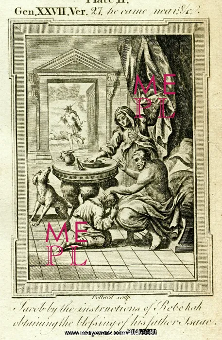 : Jacob obtaining the blessing of his father Isaac : Jacob obtaining the blessing of his father Isaac