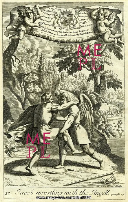 : Jacob wrestling with the Angel : Jacob wrestling with the Angel