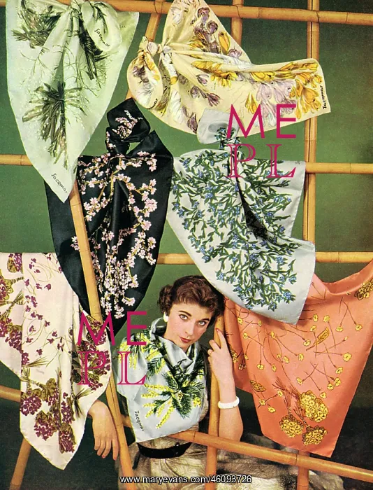 : Jacqmar silk scarves, 1955 : Jacqmar silk scarves, 1955