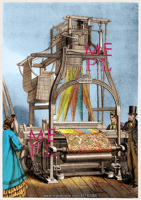 : Jacquard Loom for Weaving Textiles : Jacquard Loom for Weaving Textiles