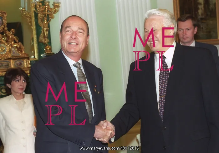 : Jacque Chirac and Boris Yeltsin, 1996 : Jacque Chirac and Boris Yeltsin, 1996