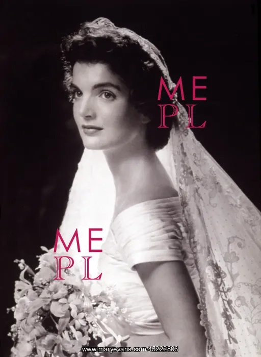 : Jacqueline Bouvier Kennedy's wedding picture, ? : Jacqueline Bouvier Kennedy's wedding picture, ?