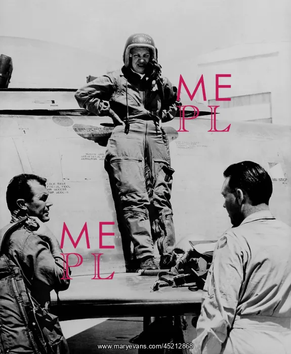 : Jacqueline Cochran 1906-1980 standing next ? : Jacqueline Cochran 1906-1980 standing next ?