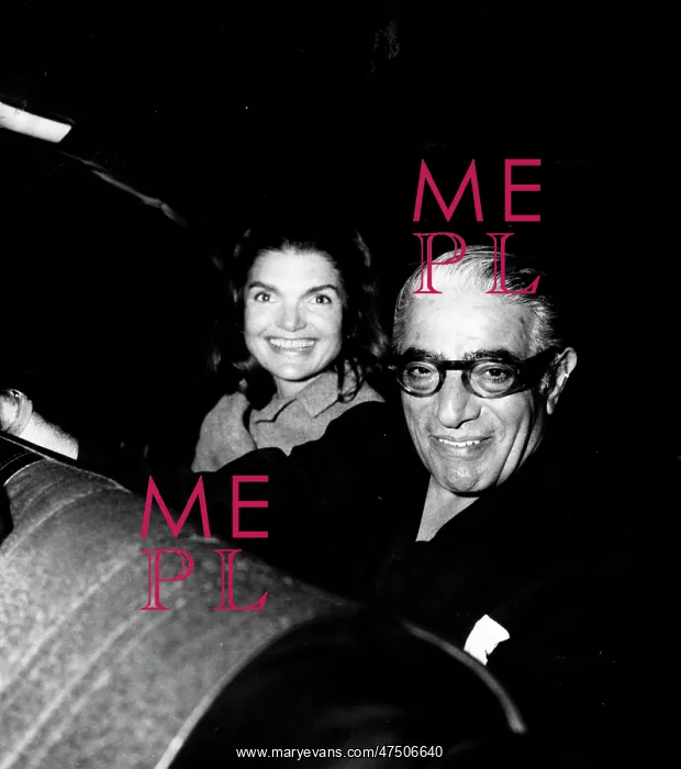 : Jacqueline Kennedy Onassis and Aristotle Onassis : Jacqueline Kennedy Onassis and Aristotle Onassis