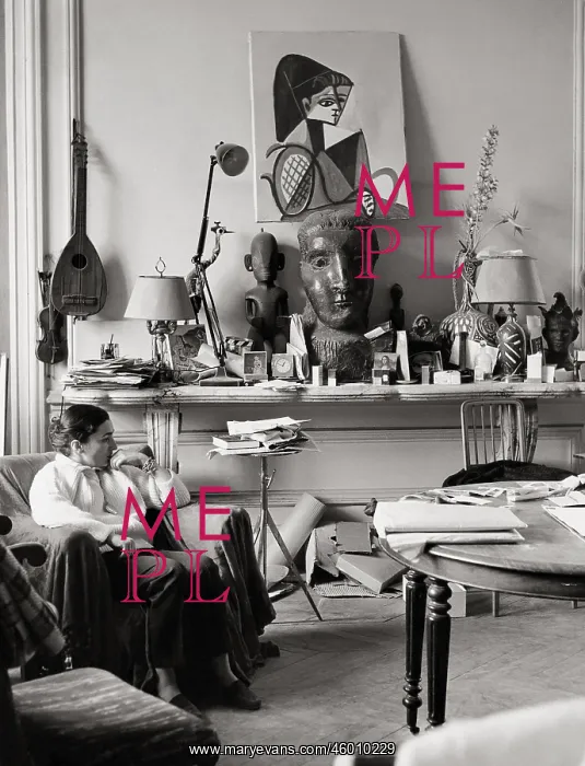 : Jacqueline Roque in Picasso's mansion : Jacqueline Roque in Picasso's mansion