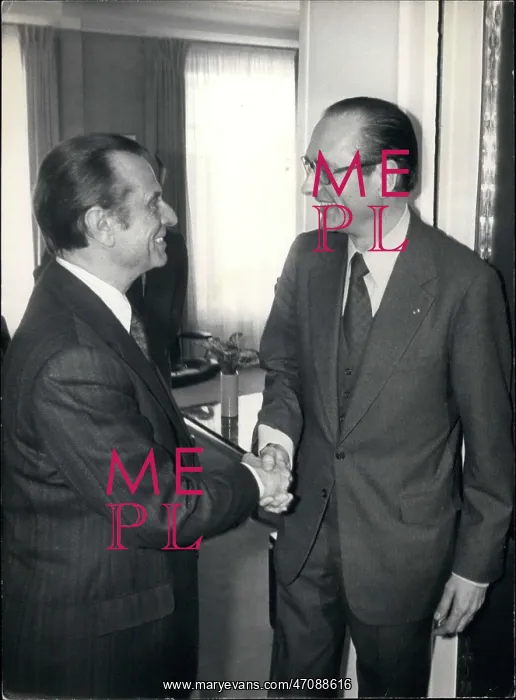: Jacques Chirac and Jean Lecanuet : Jacques Chirac and Jean Lecanuet