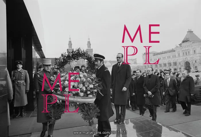 : Jacques Chirac visiting USSR : Jacques Chirac visiting USSR