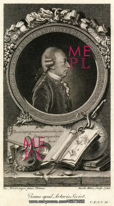 : Jacquin, Nikolaus Joseph von, 16.2.1727 - 26.10.1817 : Jacquin, Nikolaus Joseph von, 16.2.1727 - 26.10.1817