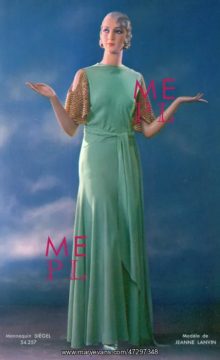 : JADE GREEN & GOLD GOWN : JADE GREEN & GOLD GOWN