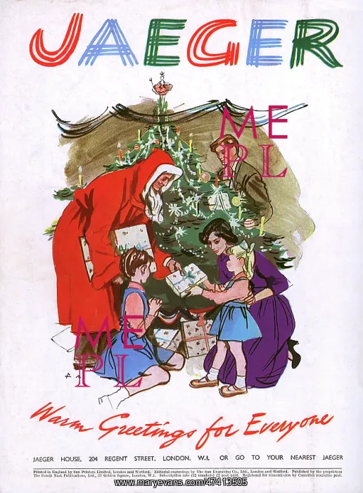 : JAEGER CHRISTMAS 1948 : JAEGER CHRISTMAS 1948