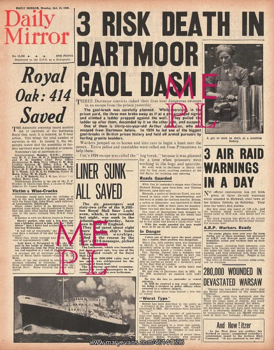 : Jailbreak at Dartmoor prison : Jailbreak at Dartmoor prison