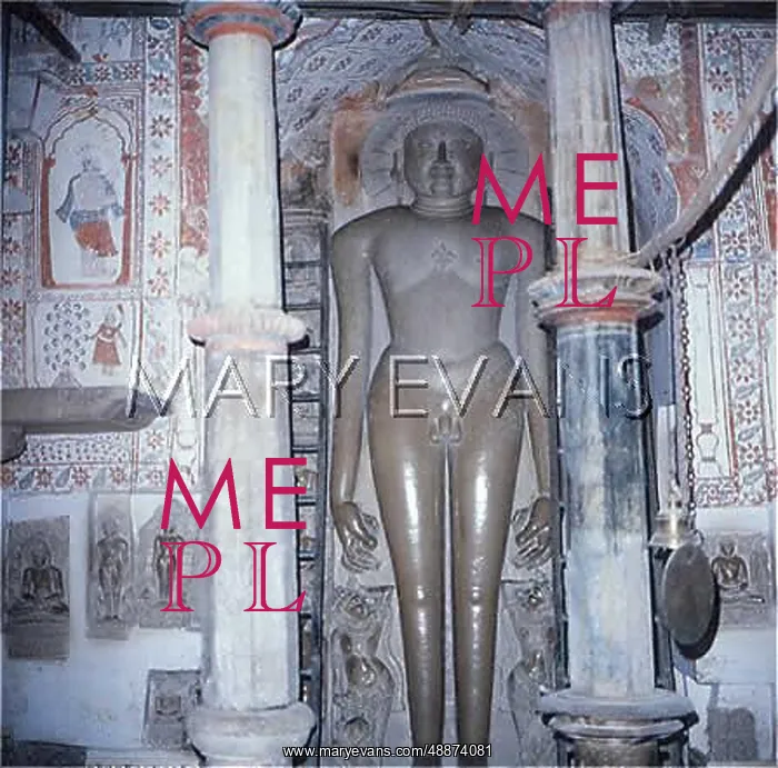: JAIN GOD. Statue of a Jain god, or Tirthankar : JAIN GOD. Statue of a Jain god, or Tirthankar