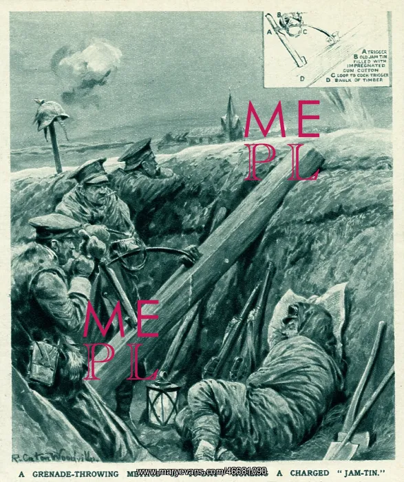 : Jam-tin, hand-throwing grenade 1914 : Jam-tin, hand-throwing grenade 1914