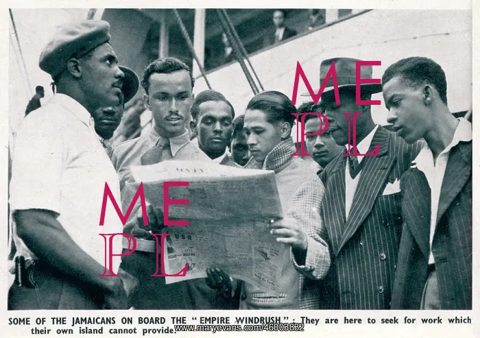 : Jamaicans on board the Empire Windrush : Jamaicans on board the Empire Windrush