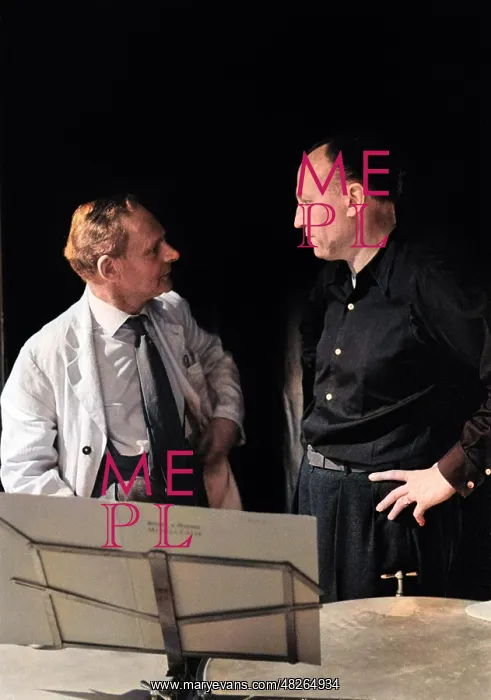 : James Blades with Paul Sacher : James Blades with Paul Sacher