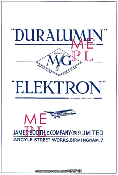 : James Booth Elektron & Aluminium : James Booth Elektron & Aluminium