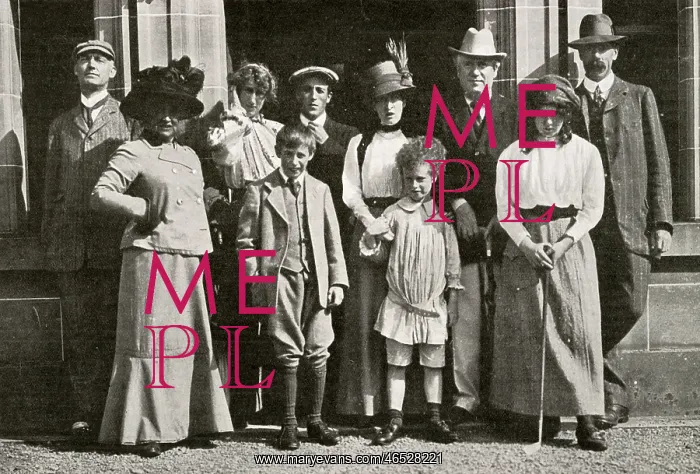 : James Braid and Party at Archerfield House : James Braid and Party at Archerfield House