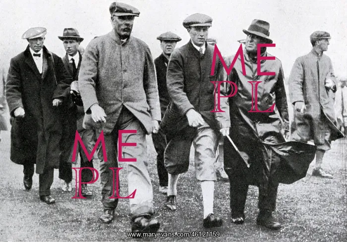 : James Braid walks to the 10th green at the Open Championship : James Braid walks to the 10th green at the Open Championship