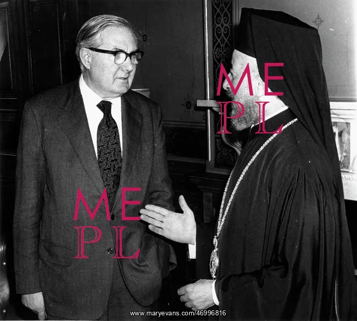: James Callaghan and Archbishop Makarios of Cyprus : James Callaghan and Archbishop Makarios of Cyprus