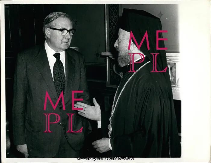 : James Callaghan and Archbishop Makarios of Cyprus : James Callaghan and Archbishop Makarios of Cyprus