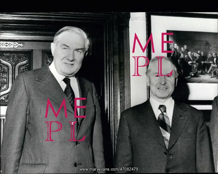 : James Callaghan and Boris Ponomarev of USSR : James Callaghan and Boris Ponomarev of USSR