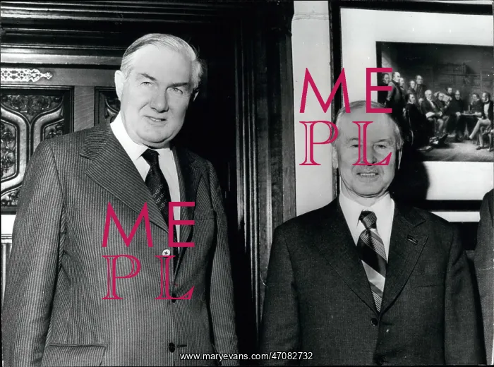 : James Callaghan and Boris Ponomarev of USSR : James Callaghan and Boris Ponomarev of USSR
