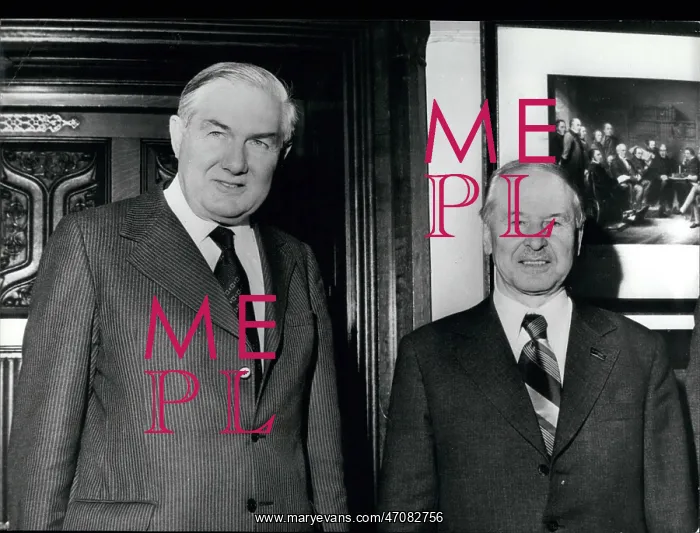 : James Callaghan and Boris Ponomarev of USSR : James Callaghan and Boris Ponomarev of USSR
