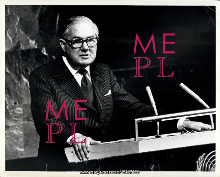 : James Callaghan at UN Disarmament conference, USA : James Callaghan at UN Disarmament conference, USA