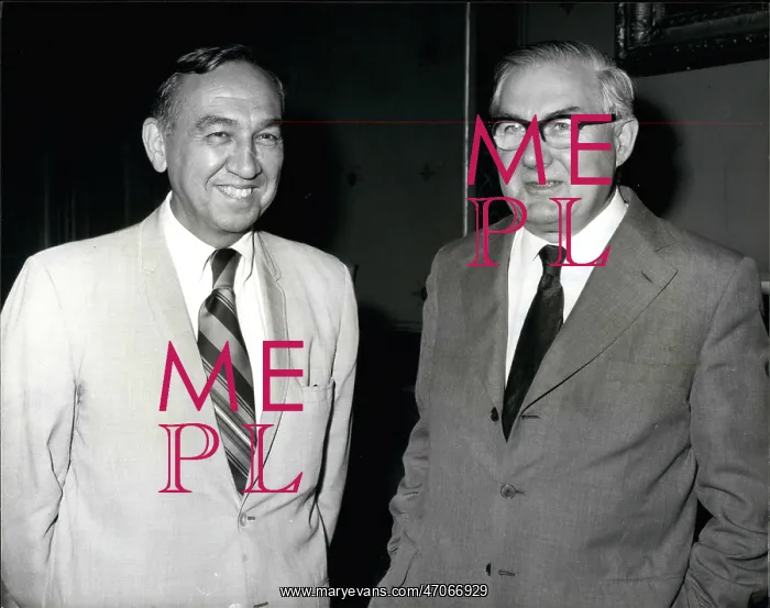 : James Callaghan and Joseph J Sisco in London : James Callaghan and Joseph J Sisco in London