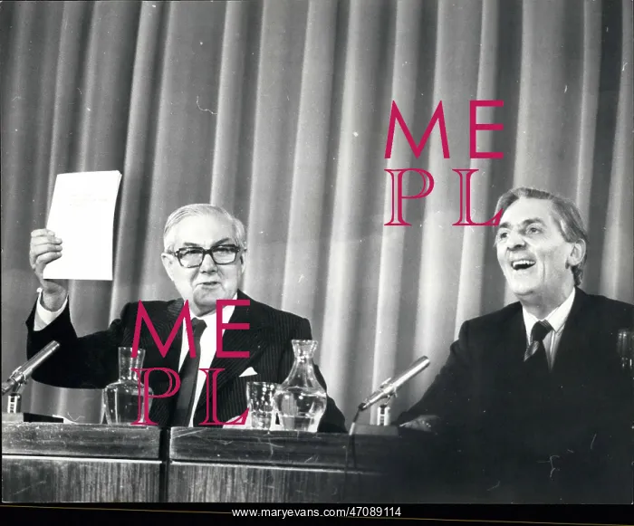 : James Callaghan and Len Murray of the TUC : James Callaghan and Len Murray of the TUC