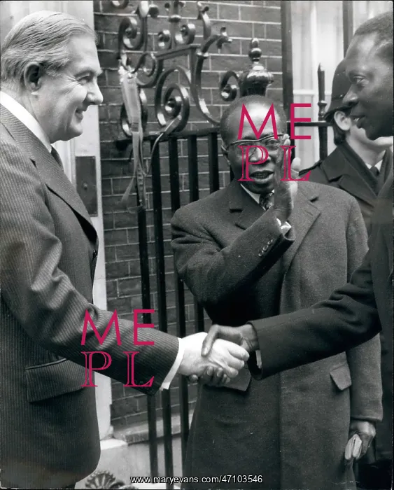 : James Callaghan and President Senghor of Senegal : James Callaghan and President Senghor of Senegal
