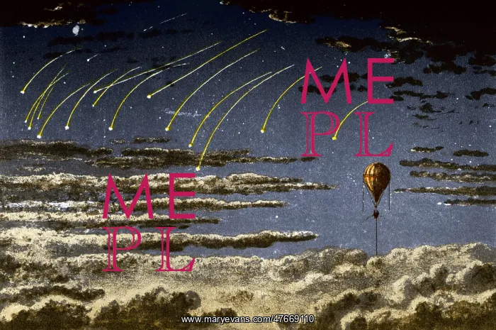 : James Glaisher, Falling Stars, 1871 : James Glaisher, Falling Stars, 1871