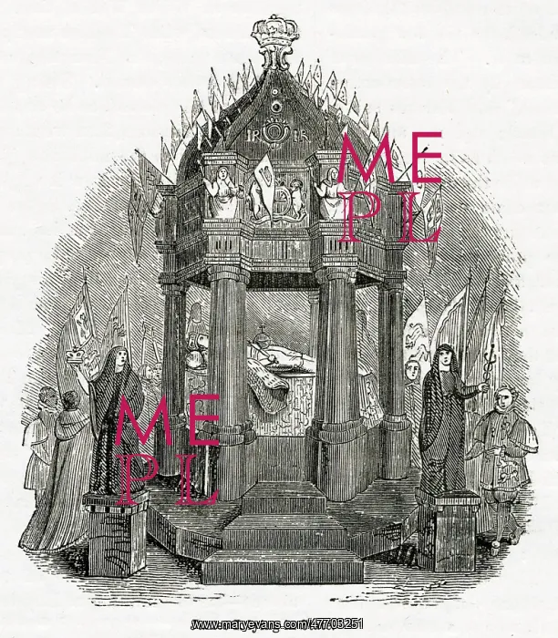 : James I, lying in state : James I, lying in state